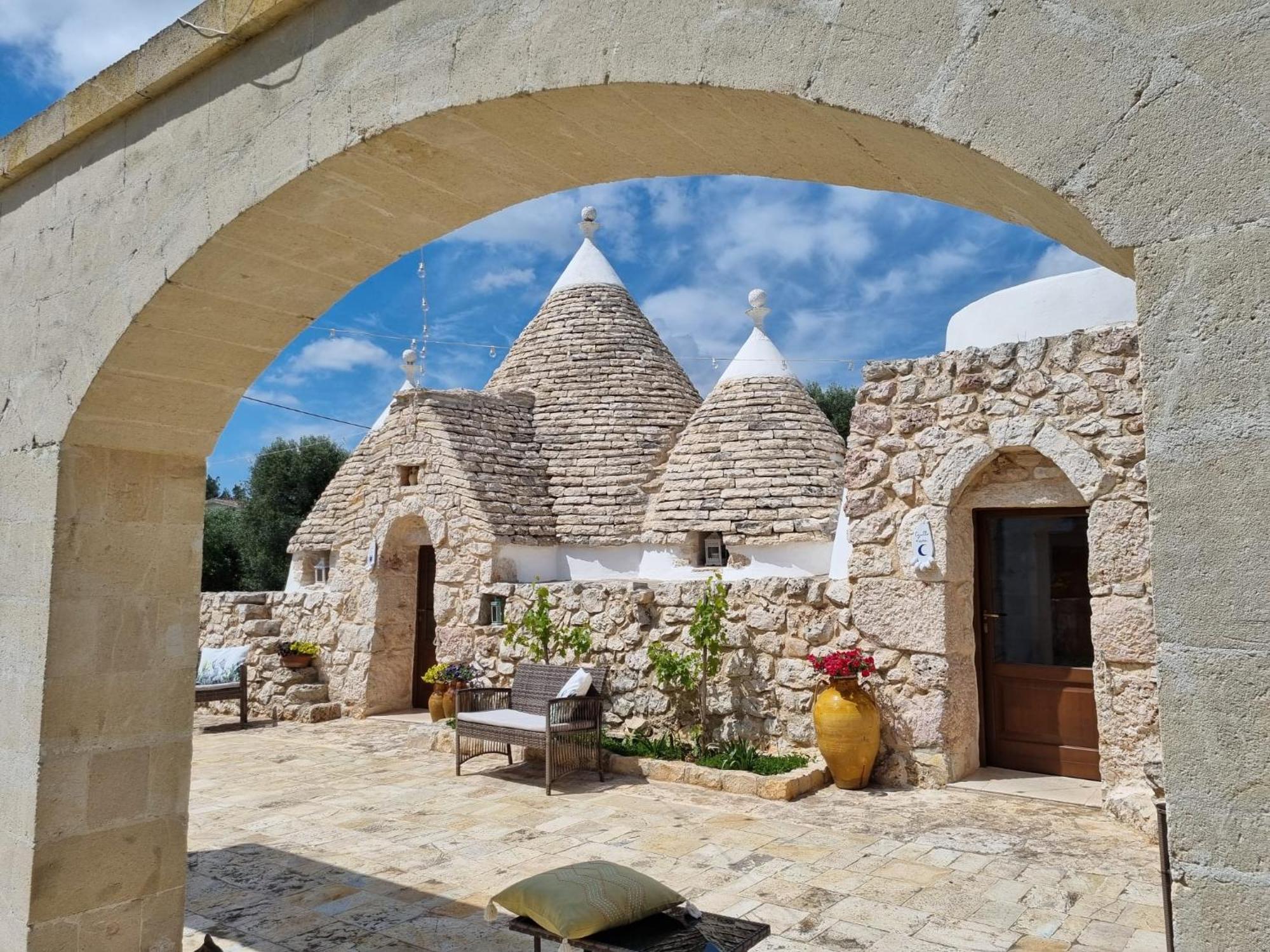 그로타글리에 Trulli Di Spinaruta B&B 외부 사진